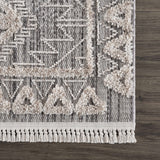 Hauteloom Agoo AGOO Charcoal Machine Made Polyester Rug