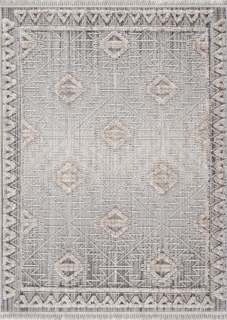 Hauteloom Agoo AGOO Charcoal Machine Made Polyester Rug
