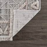 Hauteloom Agoo AGOO Charcoal Machine Made Polyester Rug