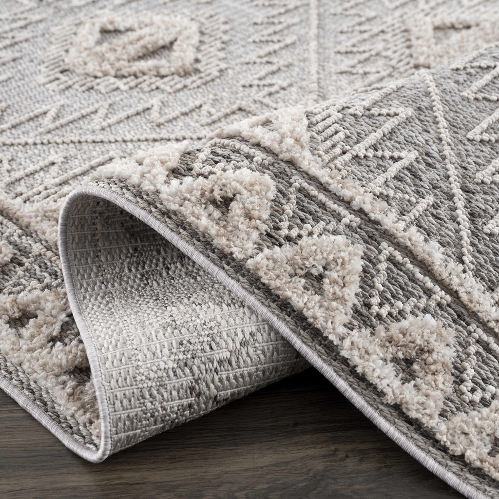 Hauteloom Agoo AGOO Charcoal Machine Made Polyester Rug