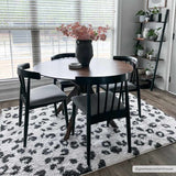 Hauteloom Zhen SBMMZHEN8A1 White Machine Made Polyester Rug