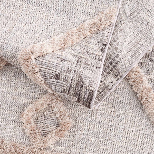 Hauteloom Serkomen HZRZSERKOA1 Gray Machine Made Polyester Rug