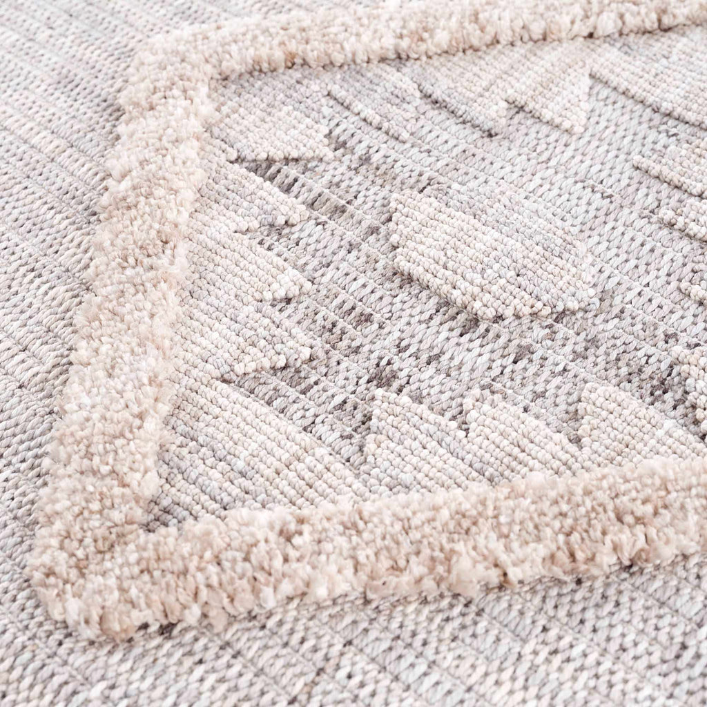 Hauteloom Serkomen HZRZSERKOA1 Gray Machine Made Polyester Rug