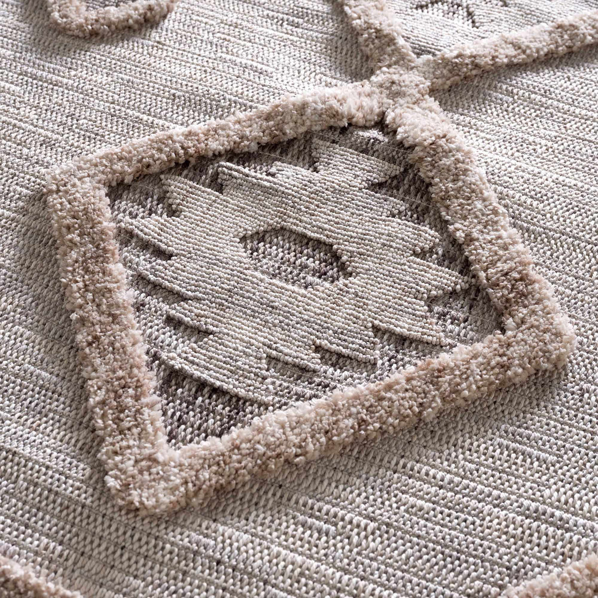 Hauteloom Serkomen HZRZSERKOA1 Gray Machine Made Polyester Rug