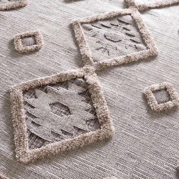 Hauteloom Serkomen HZRZSERKOA1 Gray Machine Made Polyester Rug