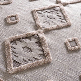 Hauteloom Serkomen HZRZSERKOA1 Gray Machine Made Polyester Rug