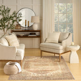 nourison vintage washables vws14 gold rug