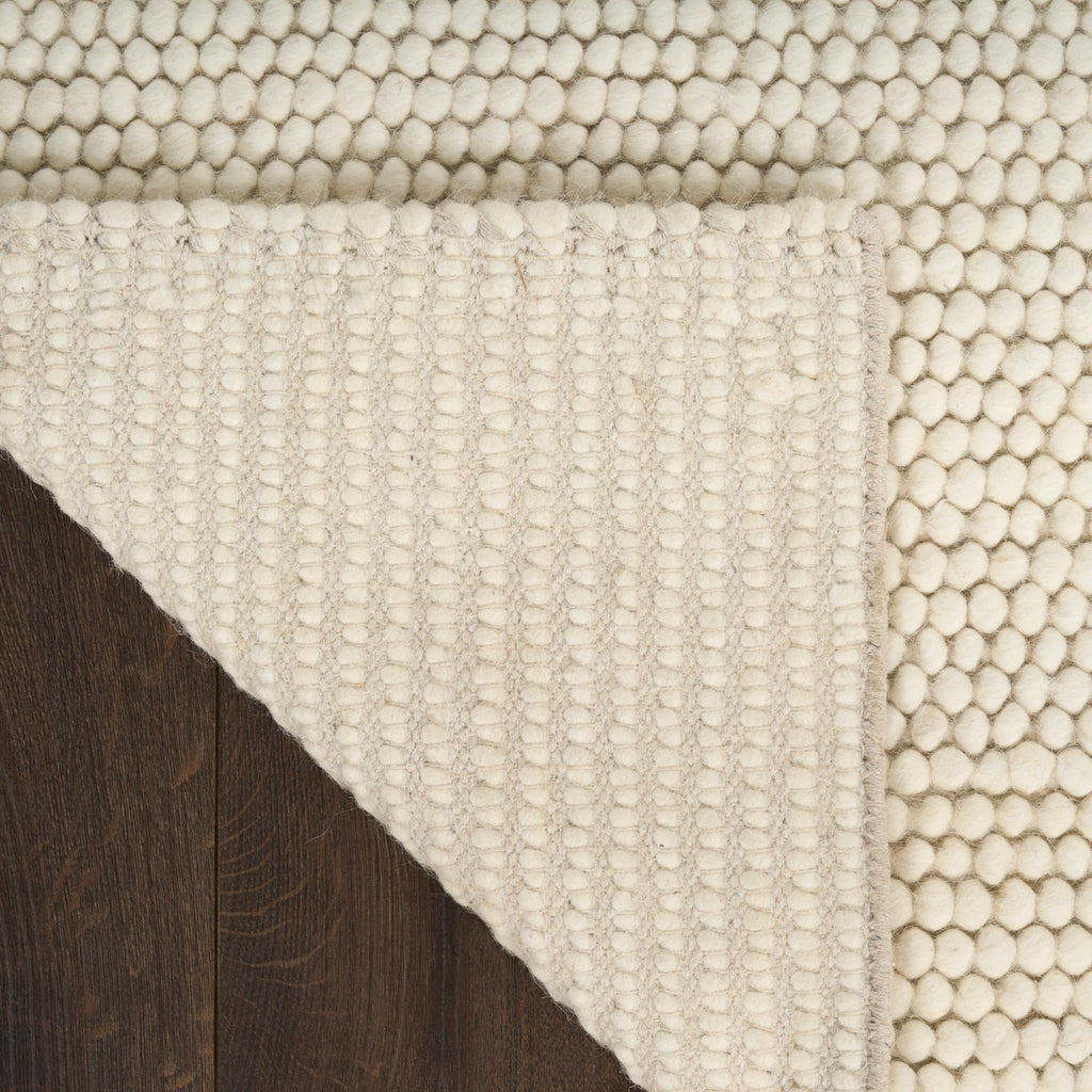 nourison pure knots knt01 ivory rug