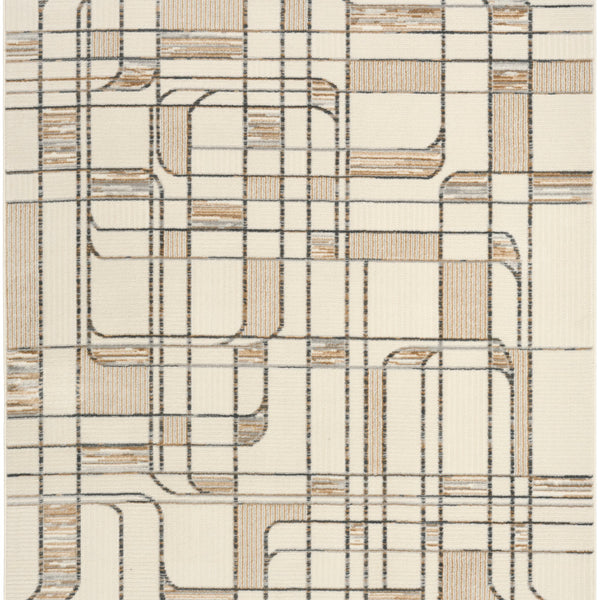 nourison nordic nrc17 ivory multicolor rug