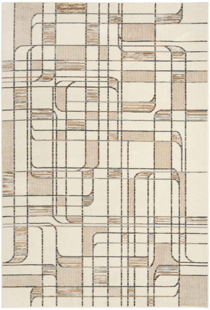 nourison nordic nrc17 ivory multicolor rug