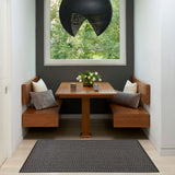 nourison horizon indoor outdoor hoz02 black rug