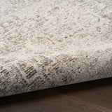 nourison pure shades sad01 grey rug