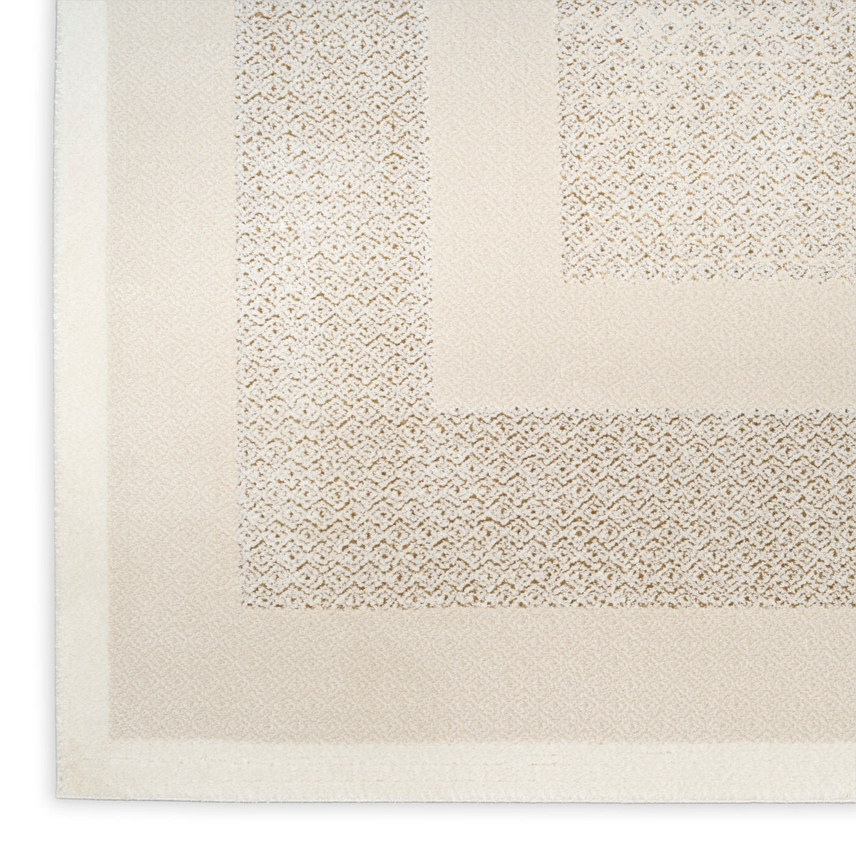 nourison grand street grn05 ivory taupe rug