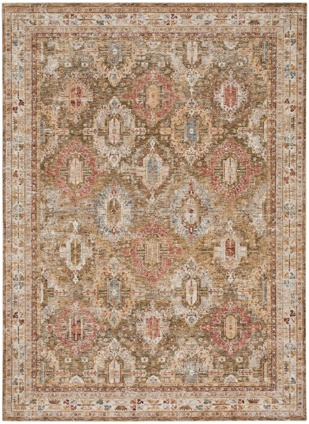 nourison sahar shr01 green rug