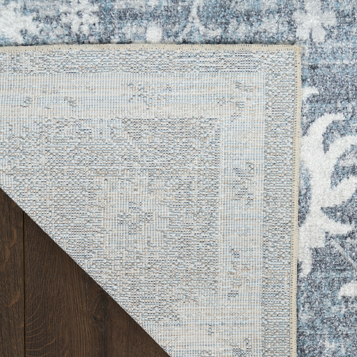 nourison astra machine washable asw19 denim rug