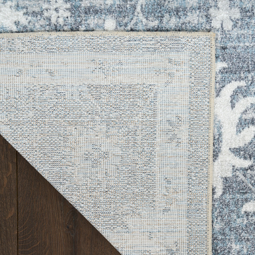 nourison astra machine washable asw19 denim rug