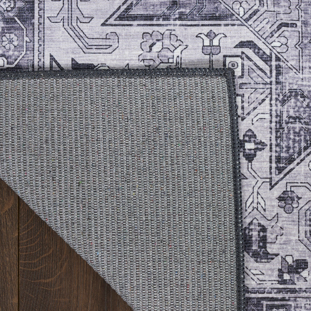 nourison nourison washables nwb15 charcoal grey rug