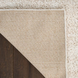 nourison modern shag mmd04 ivory beige rug