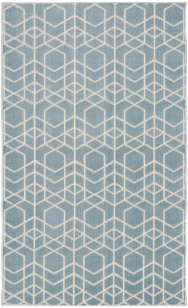 nourison washable charm wch01 blue ivory rug