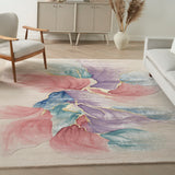 nourison prismatic prs34 ivory rug