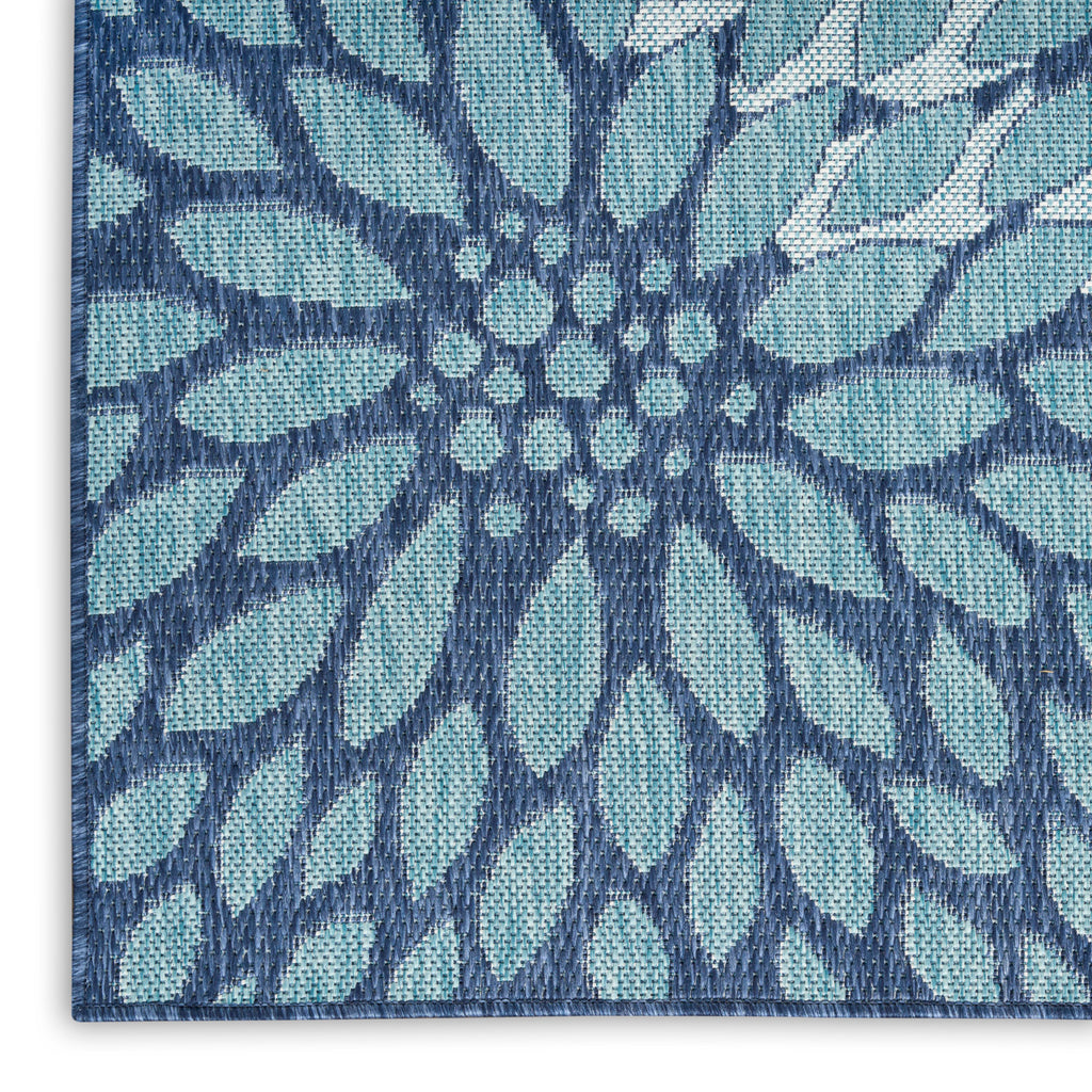 nourison garden oasis goa06 navy rug
