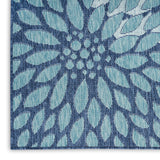 nourison garden oasis goa06 navy rug