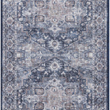 nourison new concept washables sr101 ivory navy rug