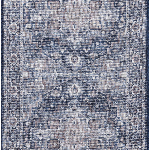 nourison new concept washables sr101 ivory navy rug