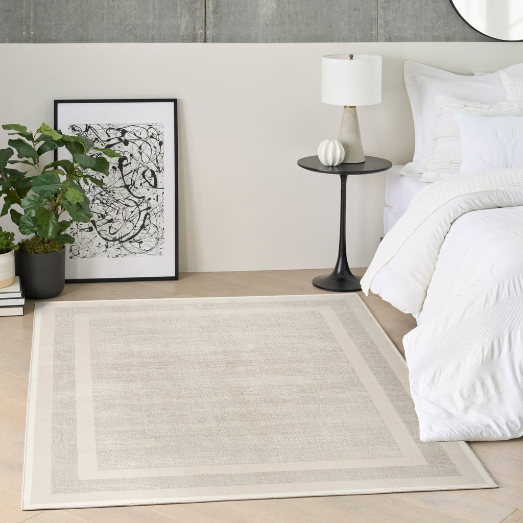 nourison grand street grn05 ivory taupe rug