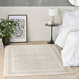 nourison grand street grn05 ivory taupe rug