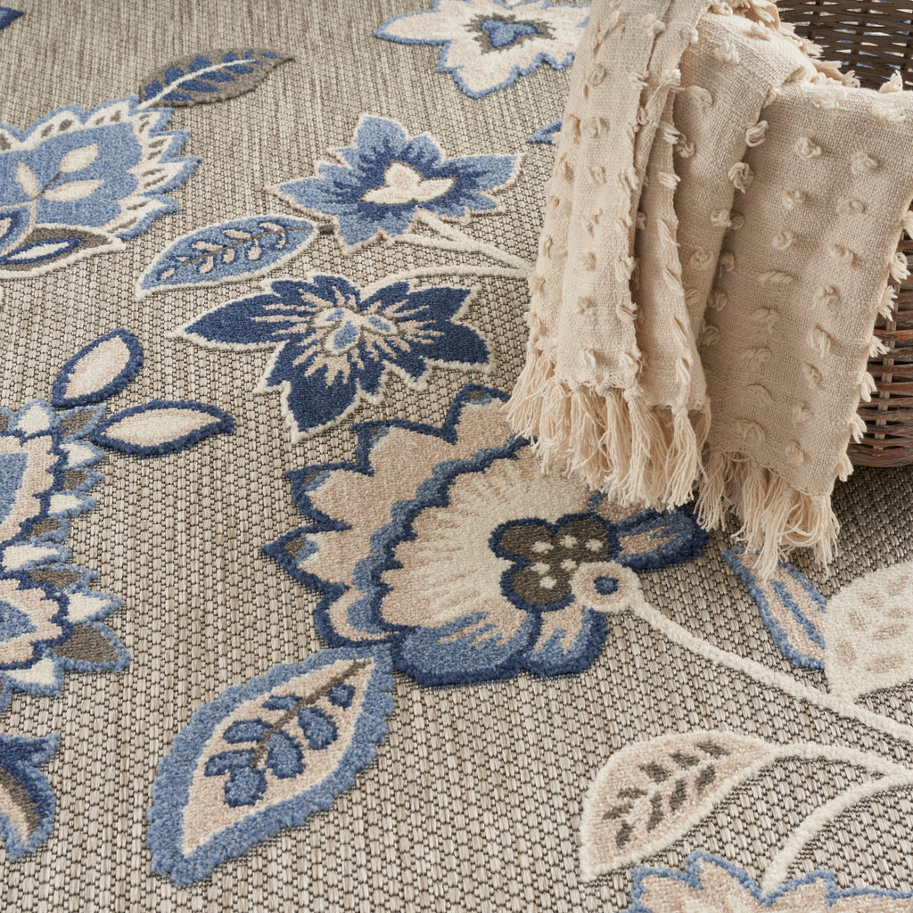 nourison aloha alh31 blue grey rug