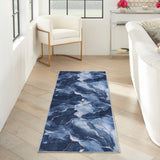 nourison daydream ddr02 navy blue rug