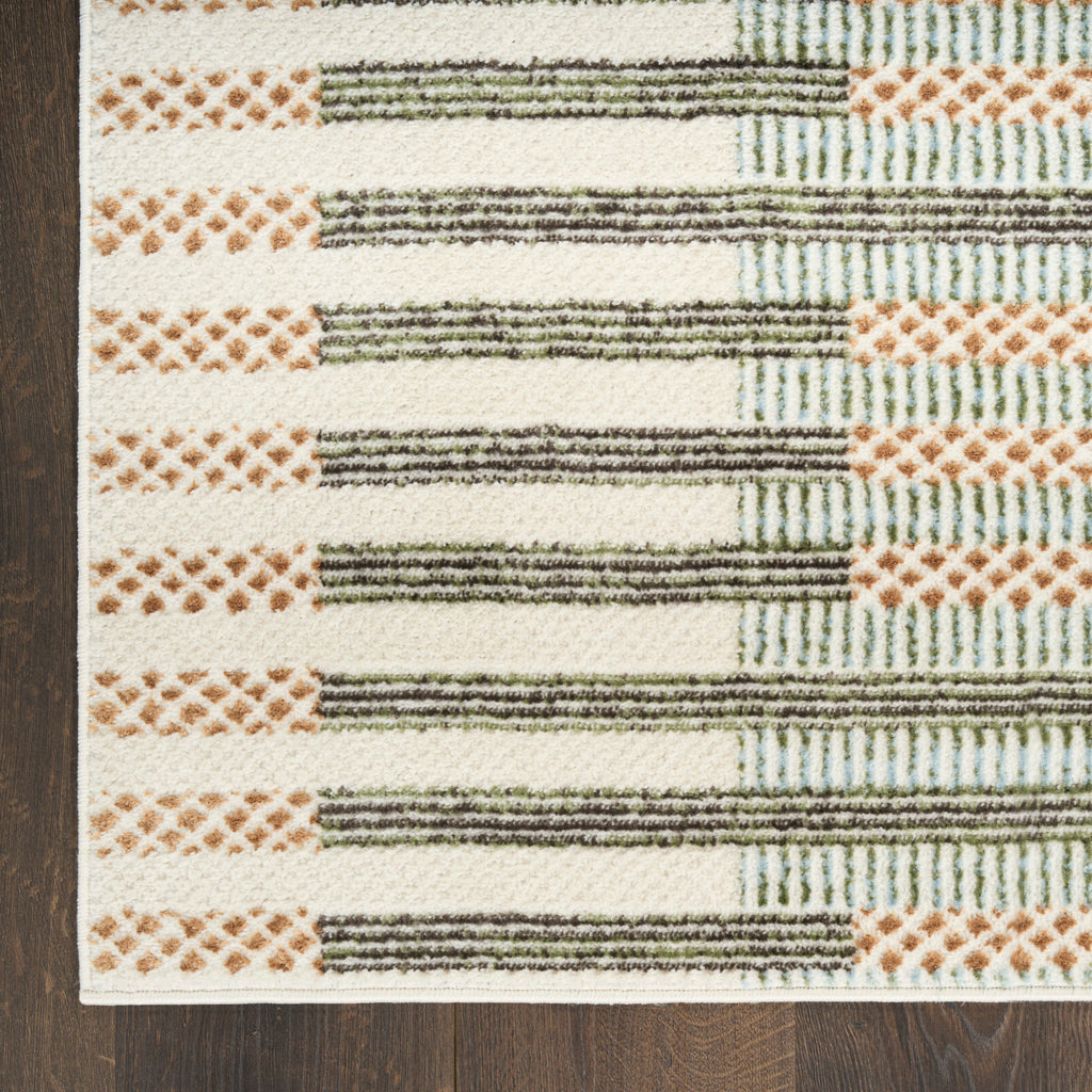 nourison nordic nrc15 ivory multicolor rug