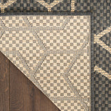 nourison horizon indoor outdoor hoz01 charcoal rug