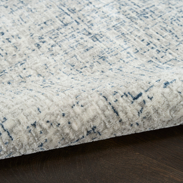 nourison grand street grn03 ivory blue rug