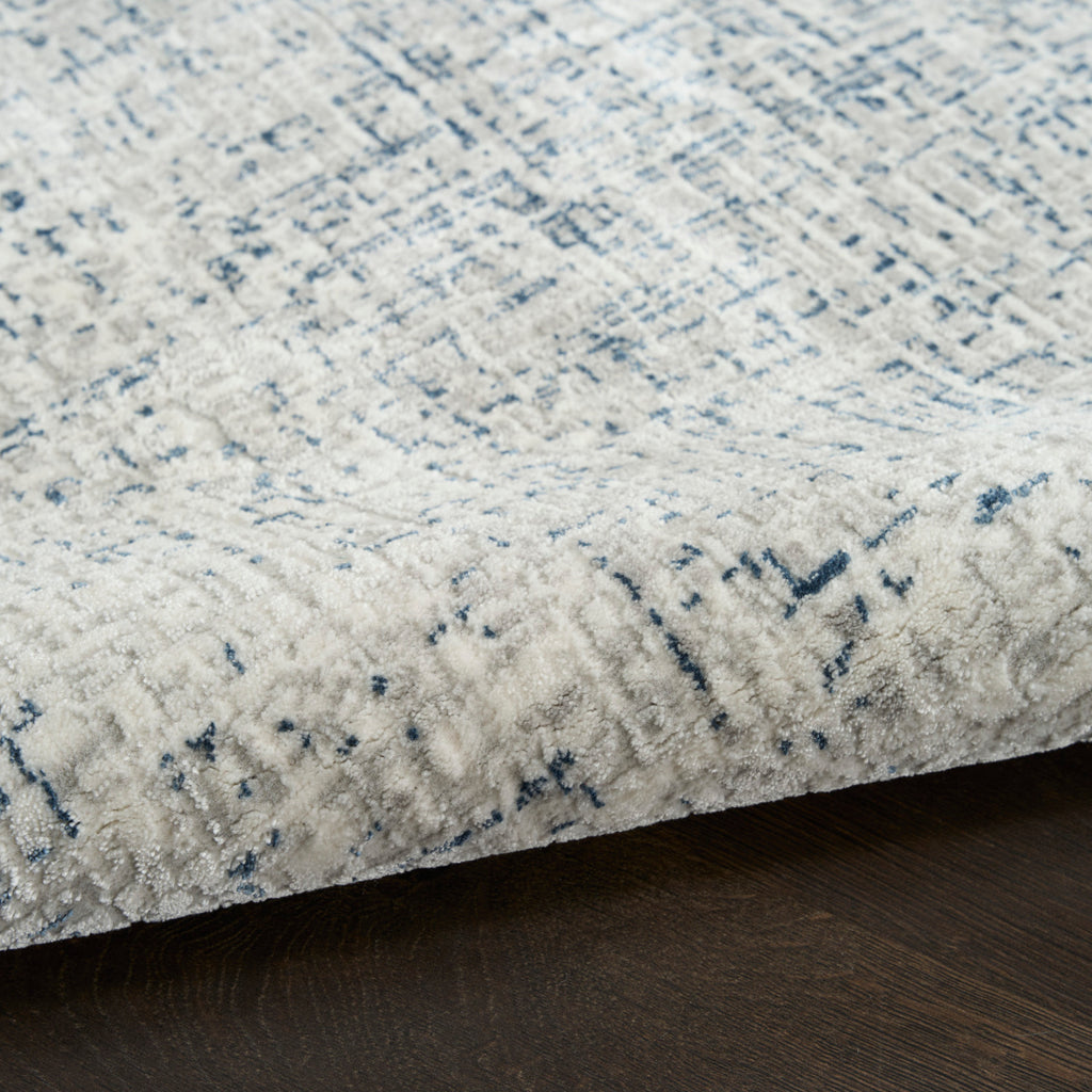 nourison grand street grn03 ivory blue rug