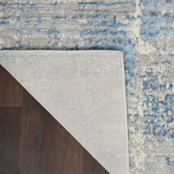 nourison solace sla02 ivory grey blue rug