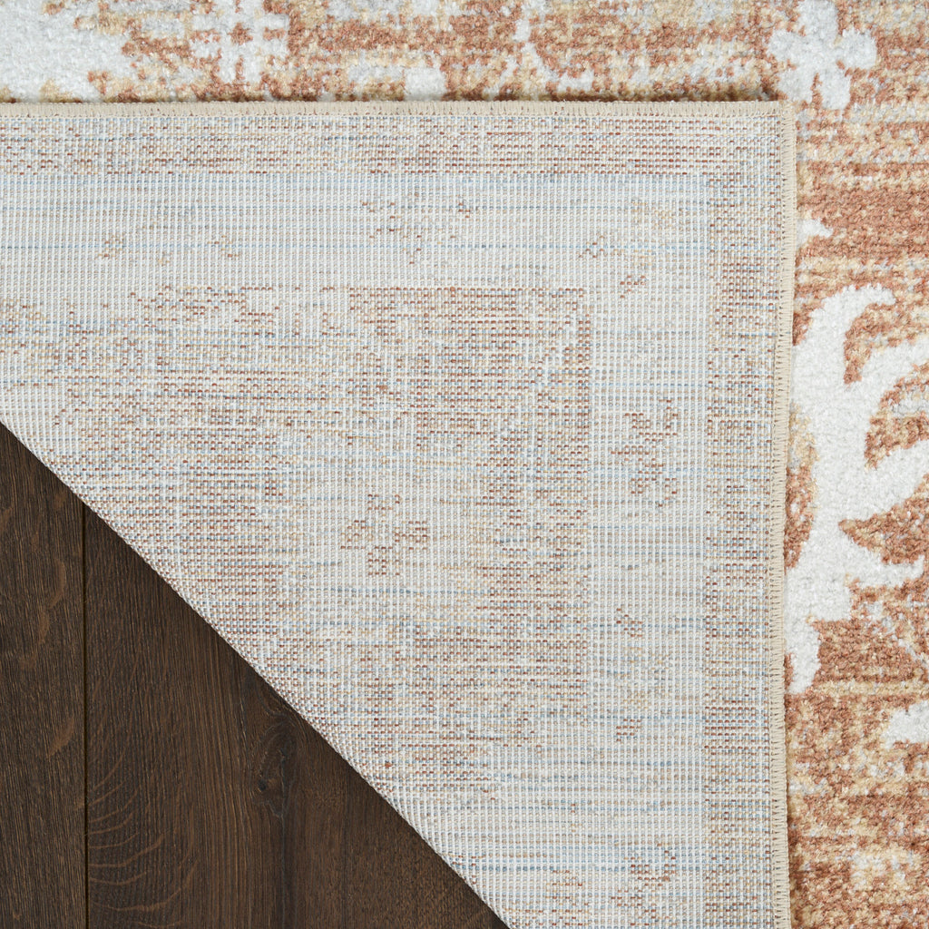 nourison astra machine washable asw19 copper rug