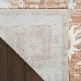 nourison astra machine washable asw19 copper rug