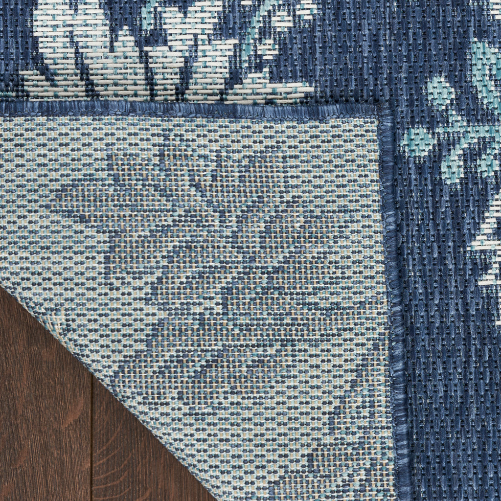 nourison garden oasis goa03 navy rug
