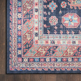 nourison vintage home vnh03 navy rug