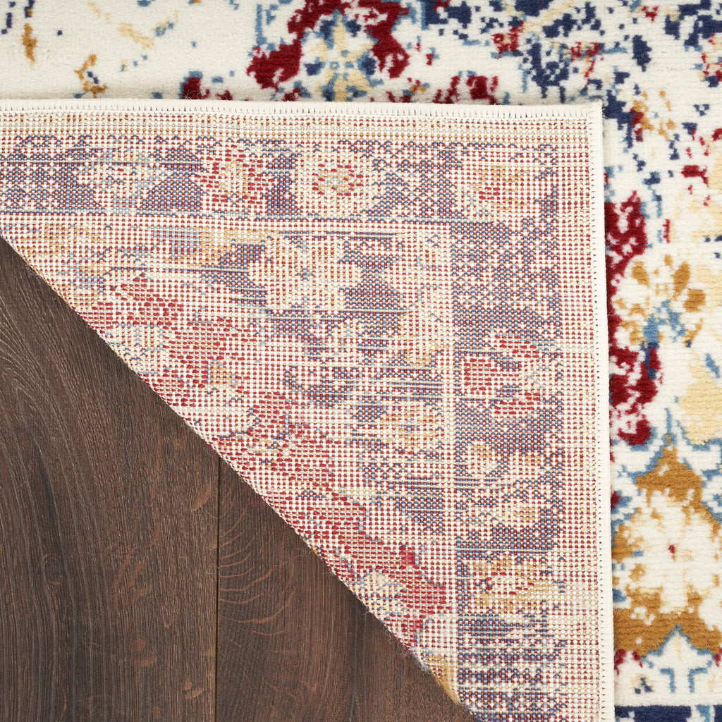 nourison grafix grf31 blue multicolor rug