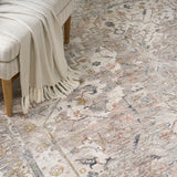 nourison antique fusion anf02 ivory multicolor rug