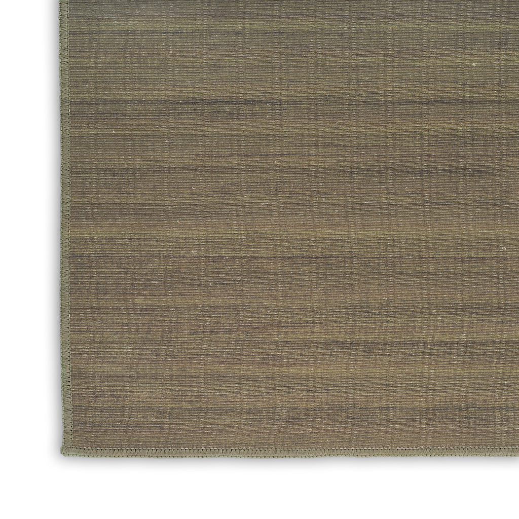 nourison washable essentials wae01 green rug