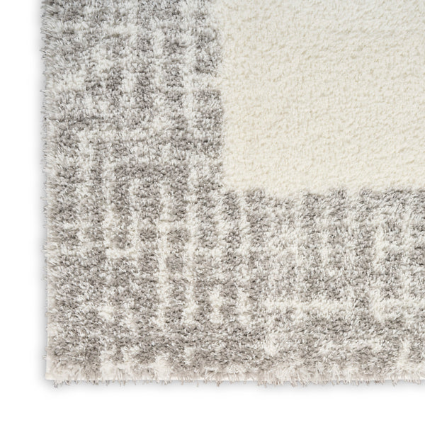 nourison pacific shag pcs02 ivory grey rug