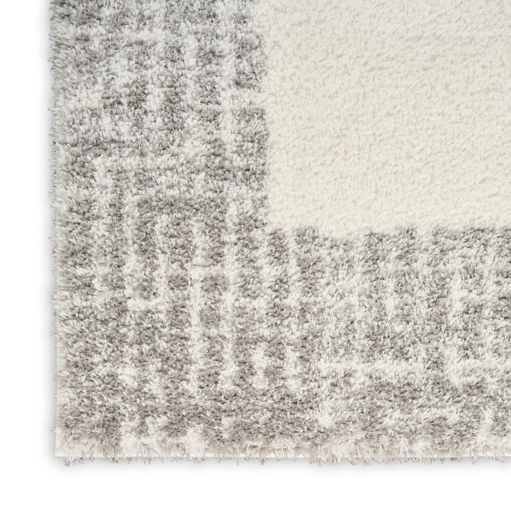 nourison pacific shag pcs02 ivory grey rug