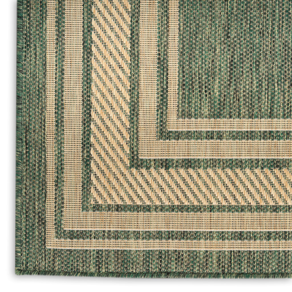 nourison horizon indoor outdoor hoz03 green rug