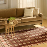 nourison nordic nrc16 rust rug