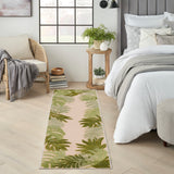 nourison aloha alh40 ivory green rug