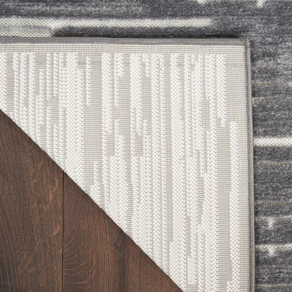nourison care free caf04 grey rug